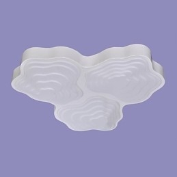 Ceiling Lamps 3 Light Artistic Stainless Steel Plating