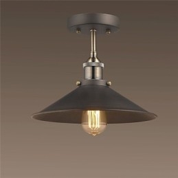 Vintage Mini Edison Ceiling Light 1 Light Metal Flush Mount