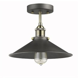 Vintage Mini Edison Ceiling Light 1 Light Metal Flush Mount