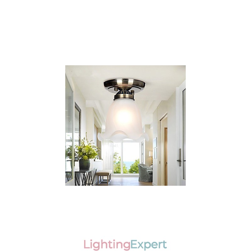 Traditional Classic Mini Style Electroplated Metal Flush Mount Spot Lights