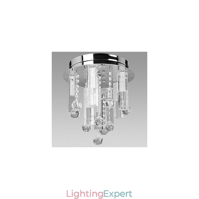 Crystal Ceiling Light with 8 Lights