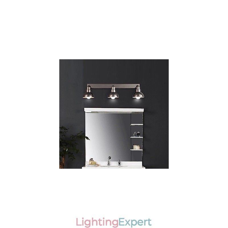 Flush Mount Trinal head Light White Glass Aluminum Frame Fashion Modern