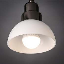Flush Mount Trinal head Light White Glass Aluminum Frame Fashion Modern