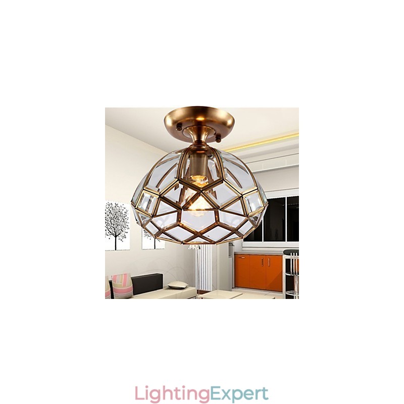Flush Mount Traditional Classic Metal