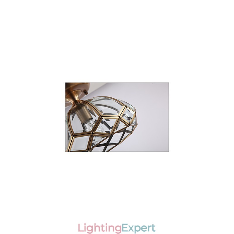 Flush Mount Traditional Classic Metal