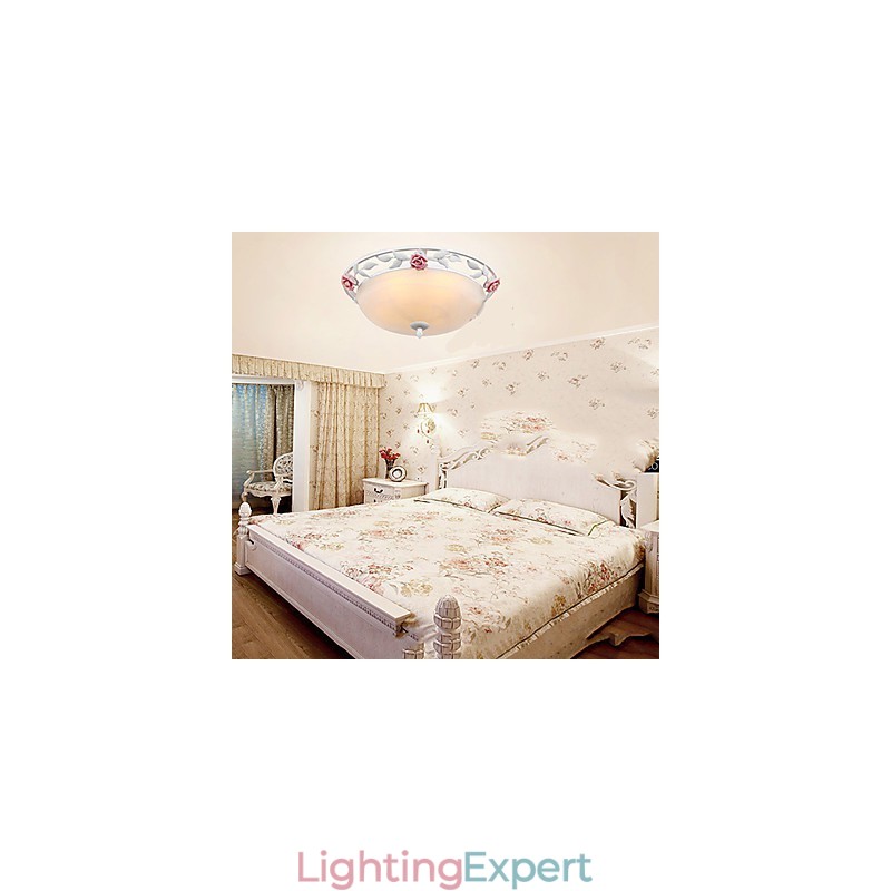 Modern Contemporary Mini Style Metal Flush Mount