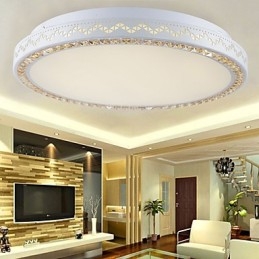 90~265V Flush Mount Crystal Modern Contemporary Metal Metal