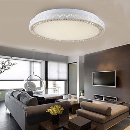 90~265V Flush Mount Crystal Modern Contemporary Metal Metal