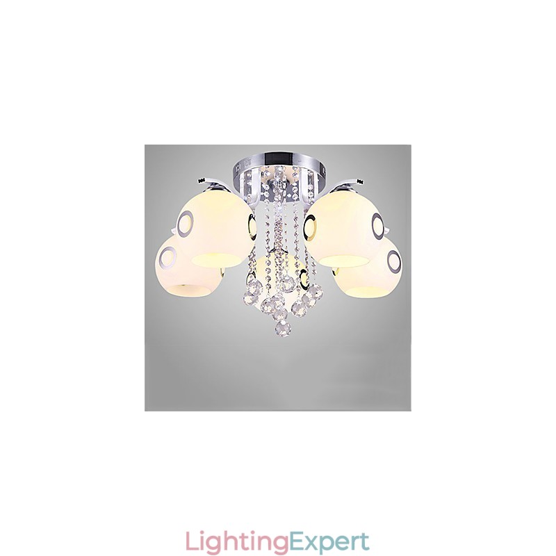 Flush Mount Crystal Modern Contemporary Glass
