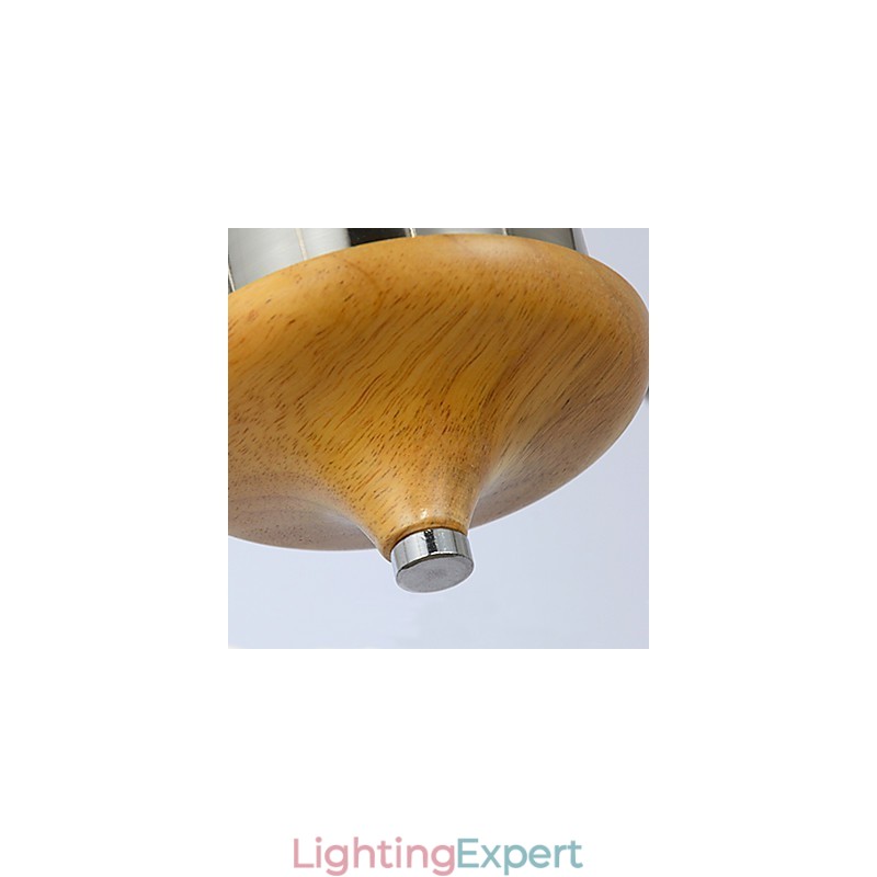 Flush Mount Mini Style Modern Contemporary Wood Bamboo