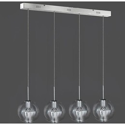 Modern Contemporary Traditional Classic Chrome Metal Pendant Light Kids 4 Light Pendant Lamp