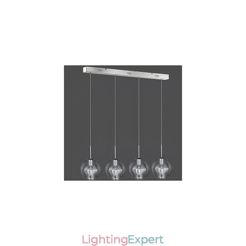 Modern Contemporary Traditional Classic Chrome Metal Pendant Light Kids 4 Light Pendant Lamp