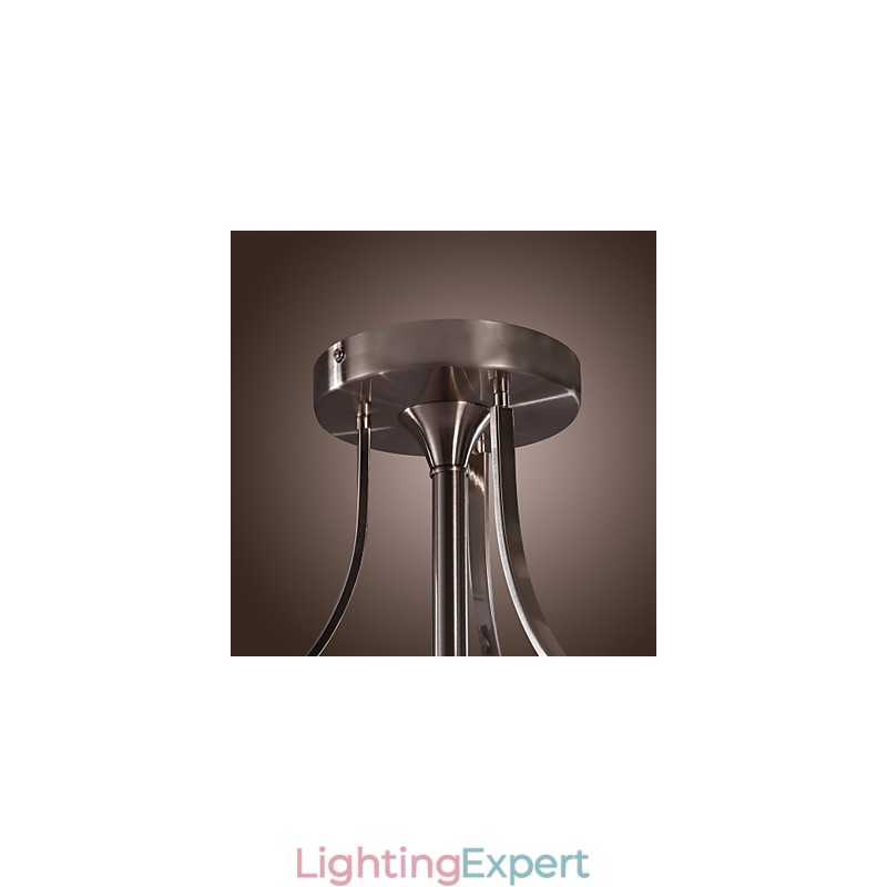 Modern Acrylic Flush Mount with 3 Lights Cylinder Design