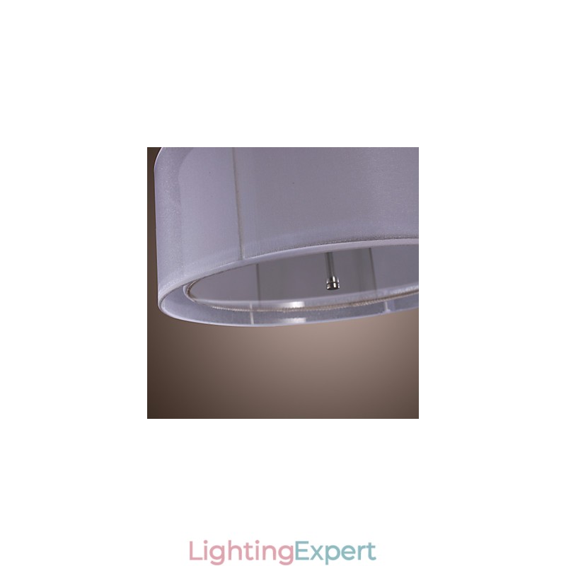 Modern Acrylic Flush Mount with 3 Lights Cylinder Design