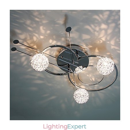 Modern Contemporary Electroplated Flush Mount Modern Contemporary Electroplated Flush Mount