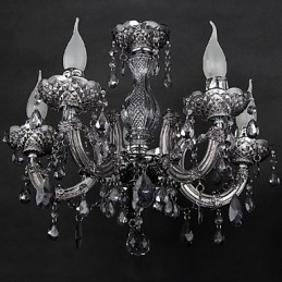 Modern Contemporary Crystal Metal Flush Mount