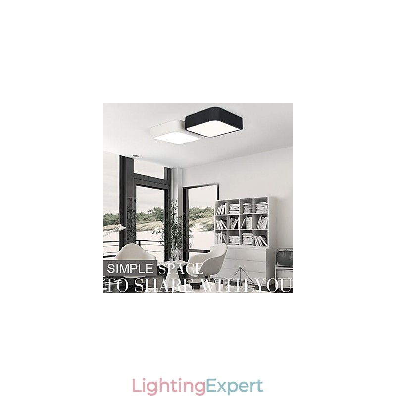 Modern Contemporary Painting Metal Flush Mount