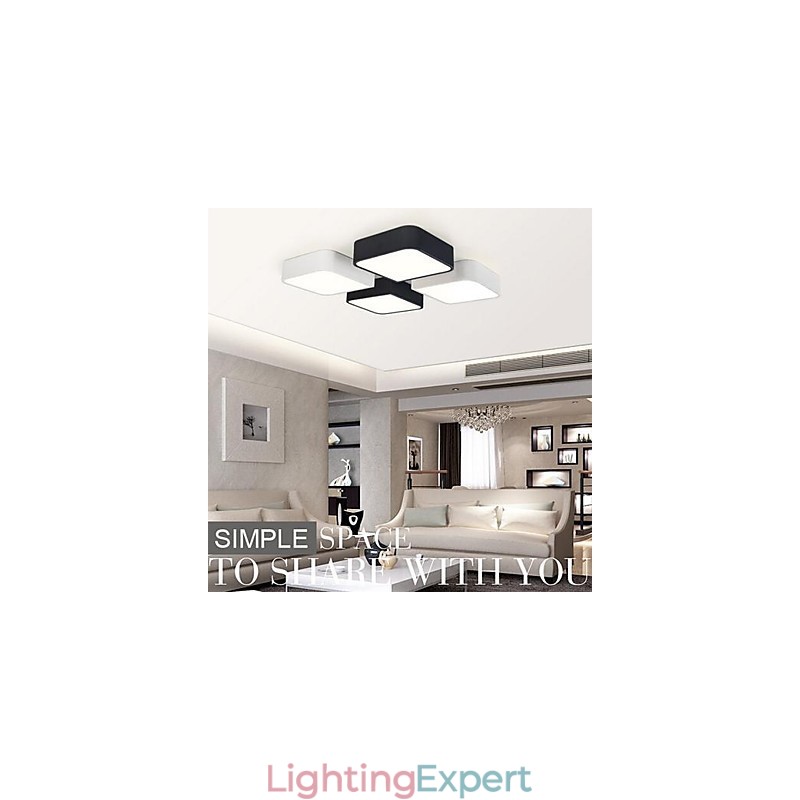 Modern Contemporary Painting Metal Flush Mount