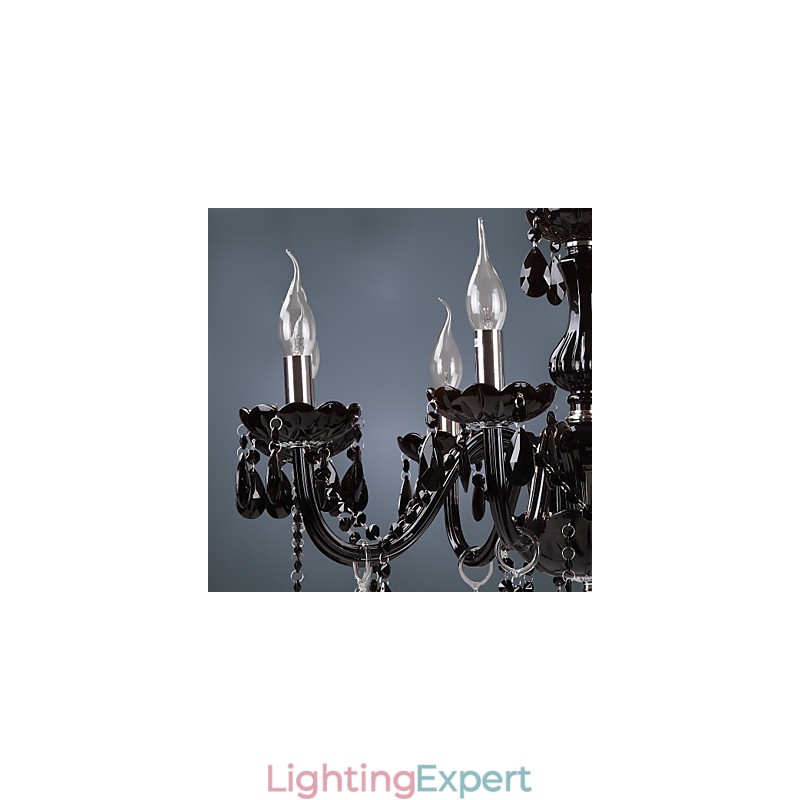 Modern Contemporary Crystal Electroplated Chandelier
