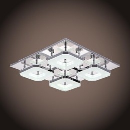 Acrylic Flush Mount 4 light Modern Acrylic Electroplating Stainless Steel
