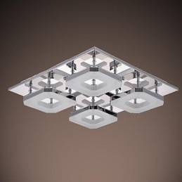 Acrylic Flush Mount 4 light Modern Acrylic Electroplating Stainless Steel