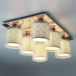 Modern Contemporary Painting Metal Flush Mount