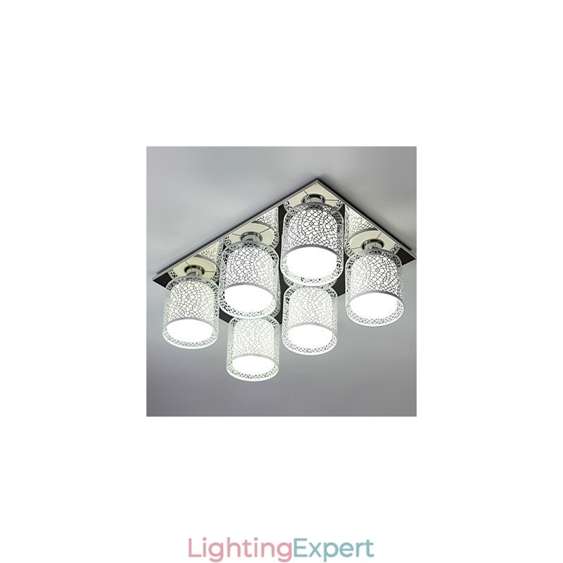 Modern Contemporary Painting Metal Flush Mount