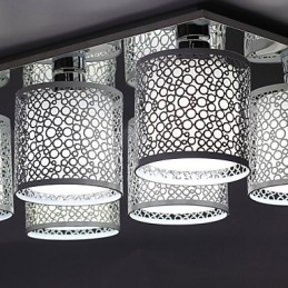 Modern Contemporary Painting Metal Flush Mount