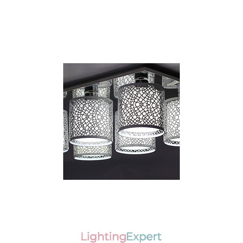 Modern Contemporary Painting Metal Flush Mount