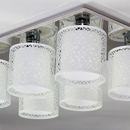 Modern Contemporary Painting Metal Flush Mount
