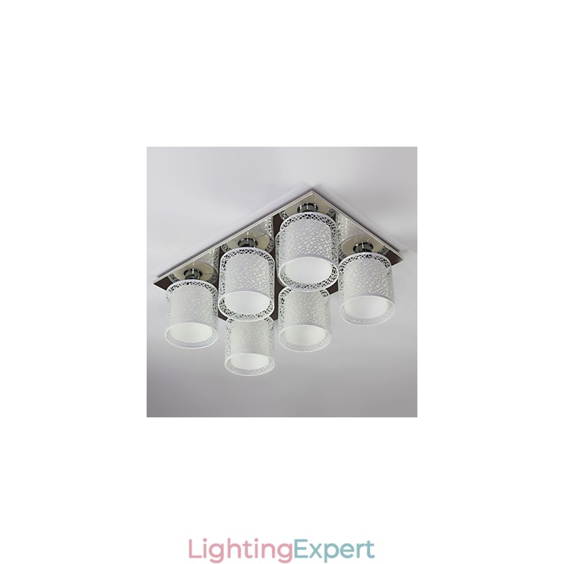 Modern Contemporary Painting Metal Flush Mount