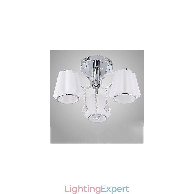 Flush Mount Crystal Modern Contemporary Glass
