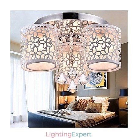 Flush Mount Crystal Modern Contemporary Metal Flush Mount Crystal Modern Contemporary Metal