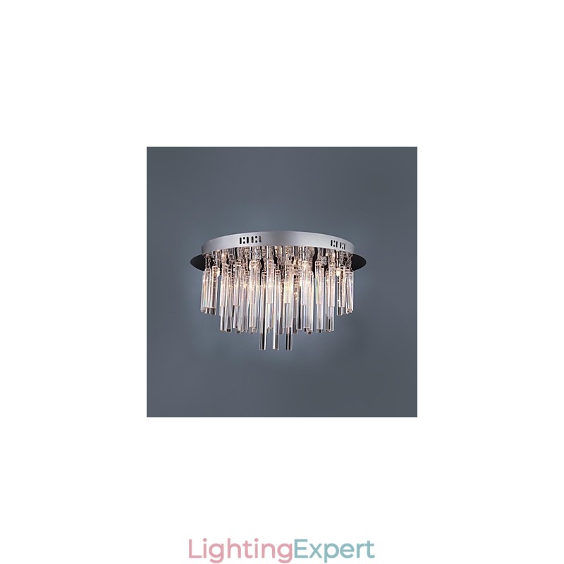 Modern Crystal Chandelier with 12 Lights