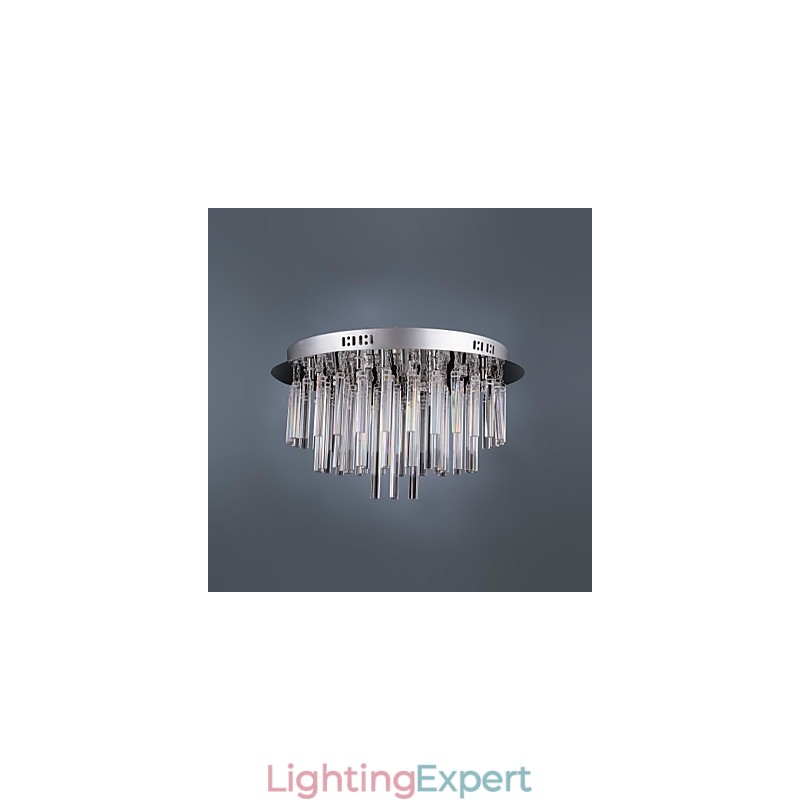 Modern Crystal Chandelier with 12 Lights