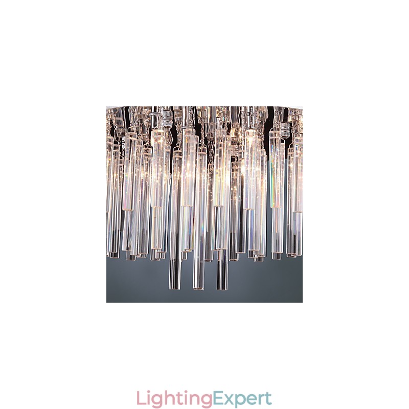 Modern Crystal Chandelier with 12 Lights