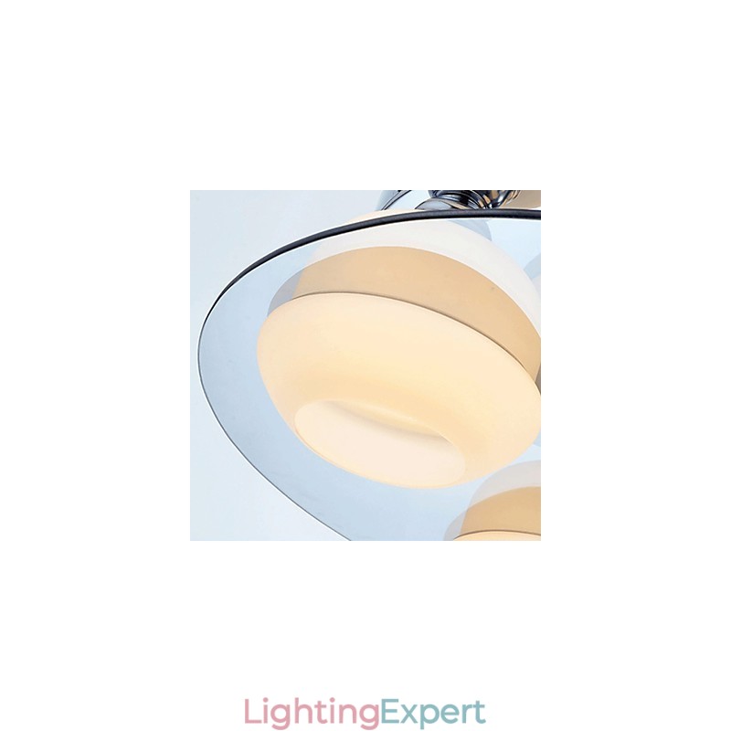 Modern Ceiling Light Flush Mount 5 Lights Contemporary Metal