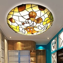 The Mediterranean Dome Light Sweet Children Mickey Mouse Dome Light 40 Cm in Diameter