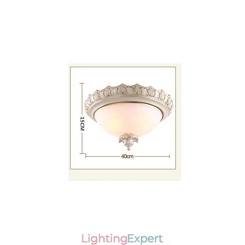 Flush Mount Crystal Traditional Classic Resin