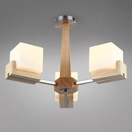 Flush Mount Mini Style Modern Contemporary Wood