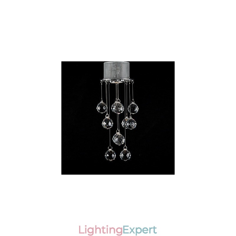 Modern Crystal Flush Mount Light