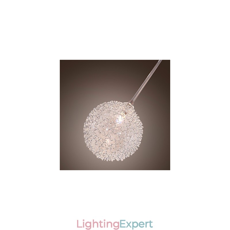 G4 12 light Iron Flush Mount Light with Aluminum Shades