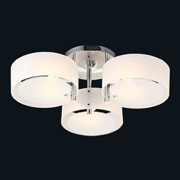 Flush Mount Modern Contemporary 3 Lights Ceiling Light Metal