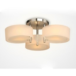 Flush Mount Modern Contemporary 3 Lights Ceiling Light Metal
