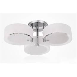 Flush Mount Modern Contemporary 3 Lights Ceiling Light Metal