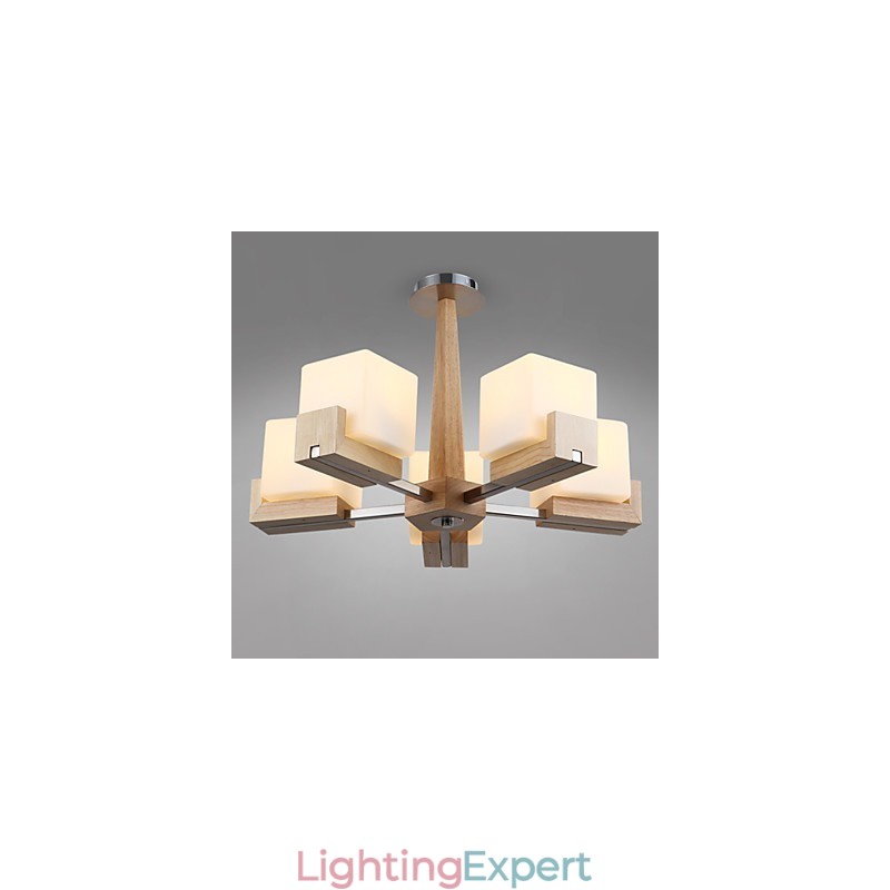 Flush Mount Mini Style Modern Contemporary Bamboo