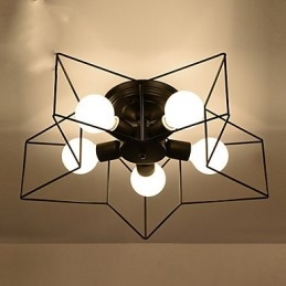 Brief Five Pointed Star Lighting Personalized Modern Ceiling Light Child Housing Lamps