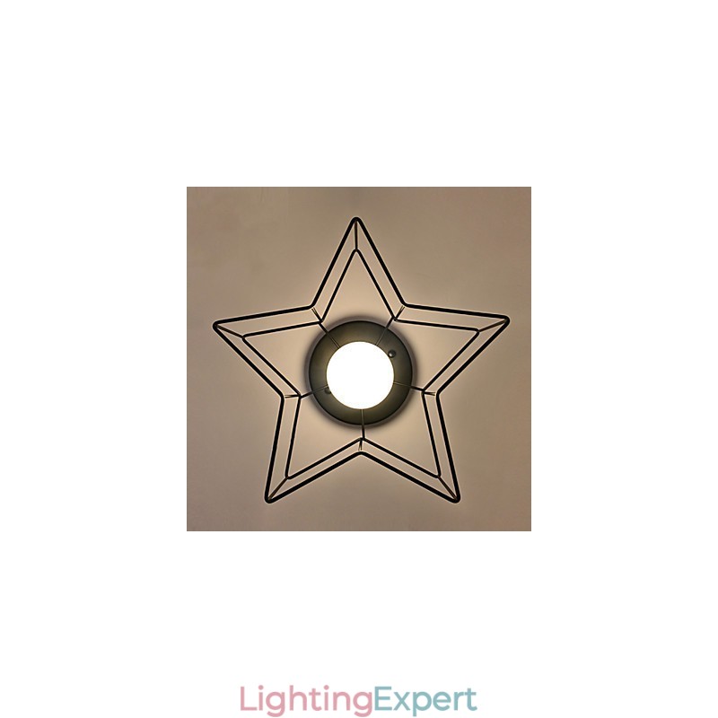 Brief Five Pointed Star Lighting Personalized Modern Ceiling Light Child Housing Lamps