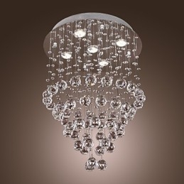 Crystal Chandelier with 5 lightsoque Design (K9 Crystal)