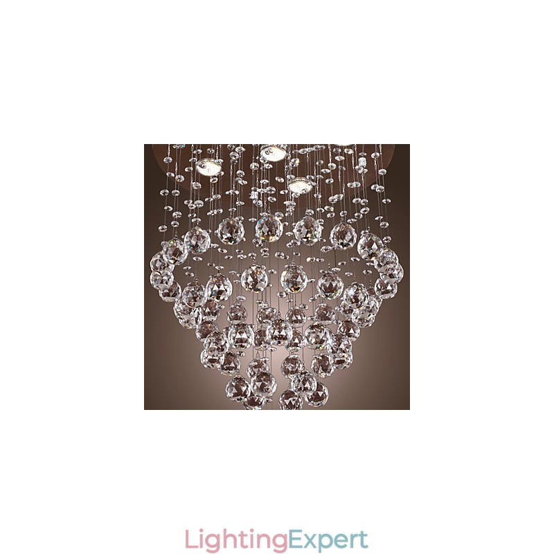 Crystal Chandelier with 5 lightsoque Design (K9 Crystal)